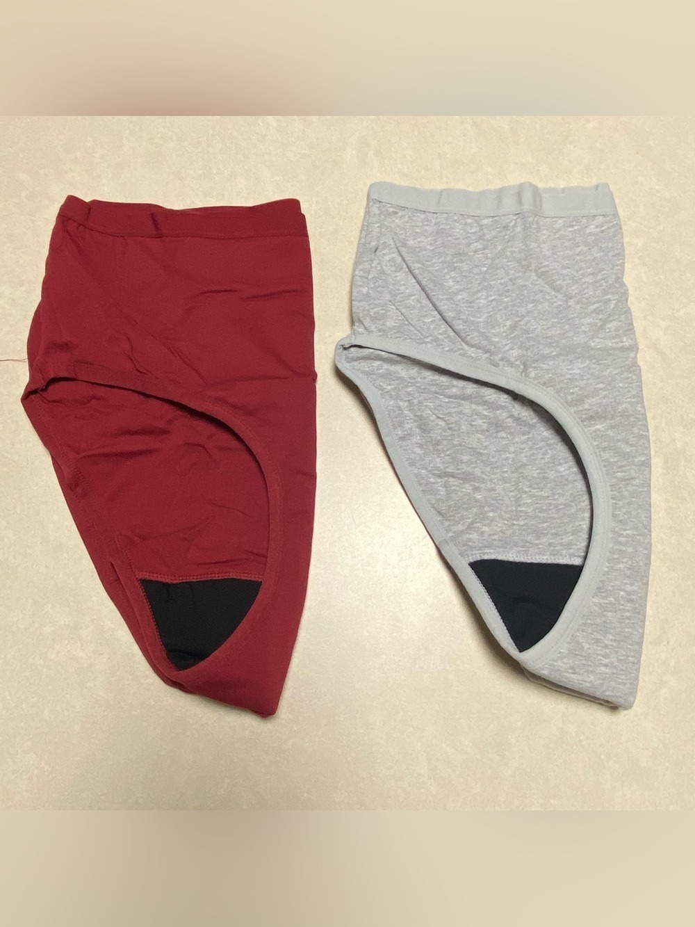 Period Brief Underwear Bundle women’s Size 2X Gray & Burgundy The Period Company